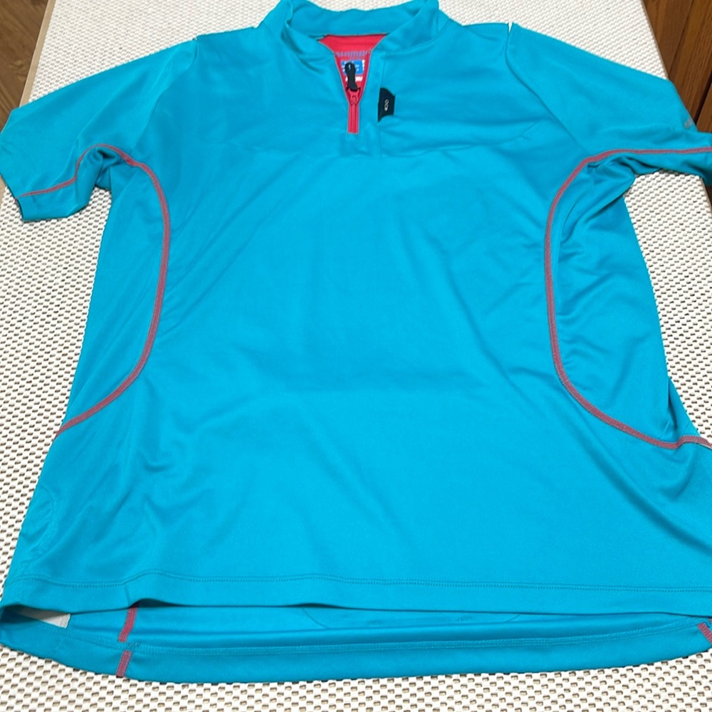 Shimano Turquoise Fishing Top - Sz L